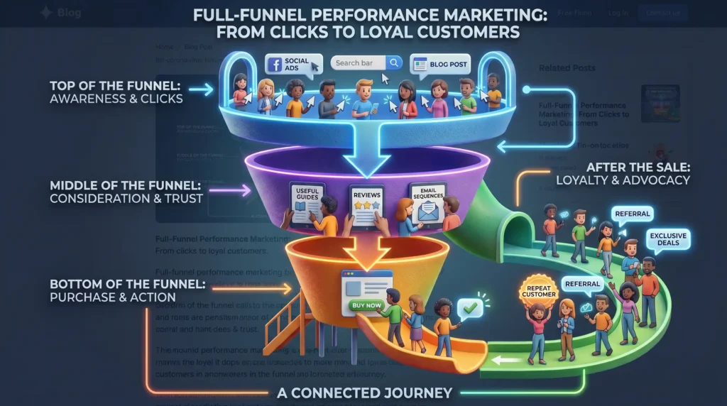 Full-Funnel Performance Marketing From Clicks to Loyal Customers